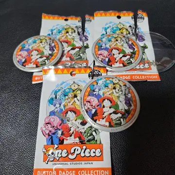 usj 원피스 캔뱃지 모음