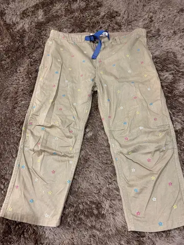 LAUNDRY 자수 장식 베이지 치노 팬츠