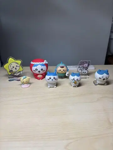 치이카와 (먼작귀) 피규어 스티커 캔뱃지 세트
