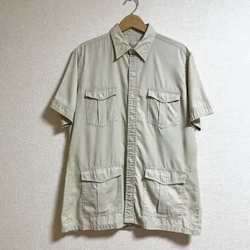 70s Sears 워크 쿠바 셔츠 USA 빈티지 스토어 브랜드