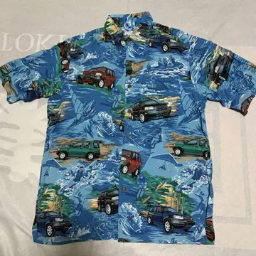 레어 VINTAGE RANGE ROVER 레인지로바 알로하 셔츠
