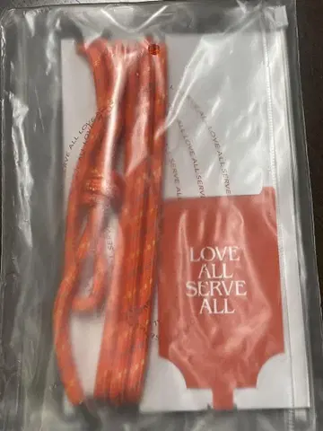 후지이 카제 LOVE ALL SERVE ALL 스마트폰 스트랩 오렌지