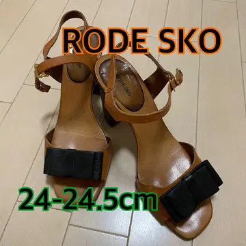 RODE SKO 스트랩 샌들 천연 가죽