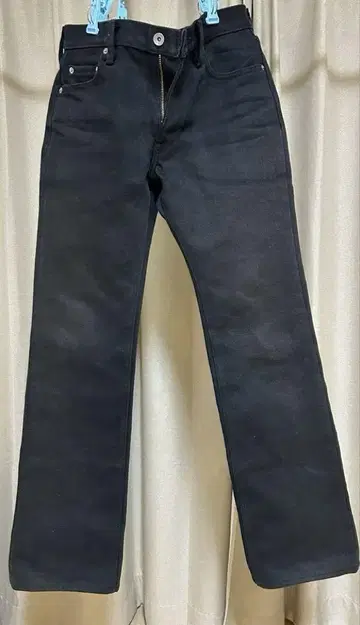 IRON HEART 데님 21oz 블랙 W30 부츠 컷 새상품급