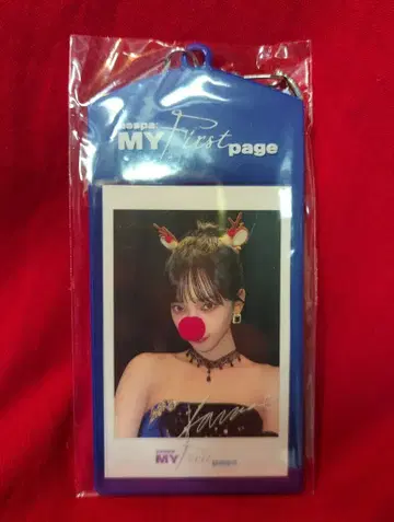 aespa MY First page KARINA 티켓 홀더 2주차