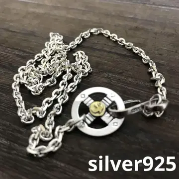 [고품질] silver925 이글 후크 휠 체인