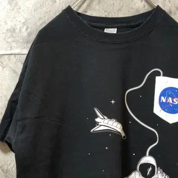레어 NASA 우주복 스페이스 셔틀 우주 티셔츠