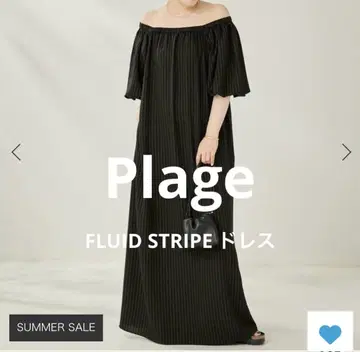 Plage 25SS FLUID STRIPE 드레스
