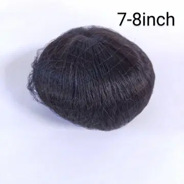 7~8인치 인형 가발 블랙 헤어 숏 23