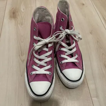 컨버스 핑크 하이컷 스니커즈