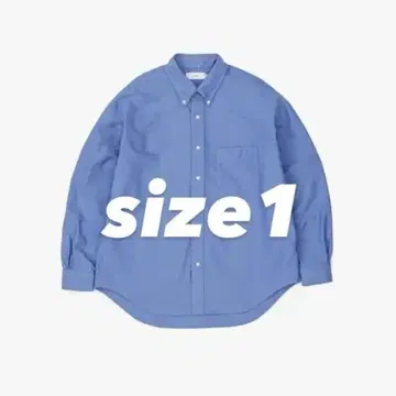 그라프페이퍼 옥스포드 L/S B.D 박스 셔츠 사이즈 1