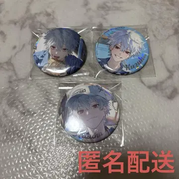 ChroNoiR Blue Memories 쿠츠하 캔뱃지 3개 세트