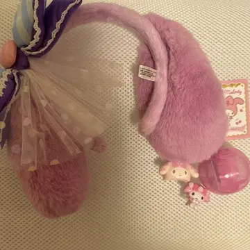 마이멜로디 머리띠 유니버셜 카드 반지 가챠가챠 키링