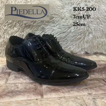 새상품급 [PIEDELLA] 스트레이트 팁 7cm 업 25cm