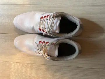 골프화 스파이크 화이트 레드