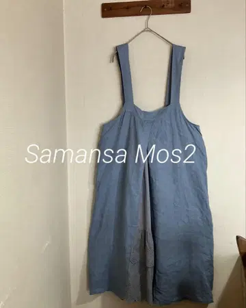 사만사 모스모스 다치카와 한정판 앞뒤 배색 레이스 점퍼 스커트 sm2