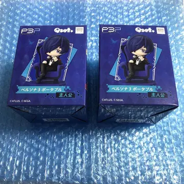 페르소나 3 Qset+ P3 주인공 유키 리 피규어 2개 세트