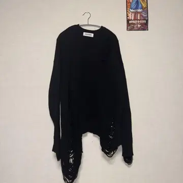 DISCOVERED grunge knit 니트 데미지 가공