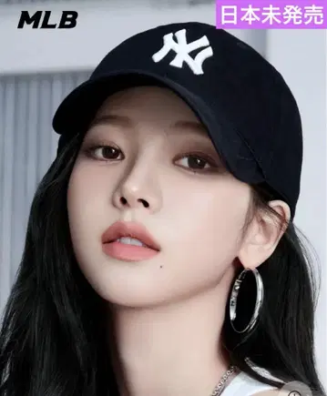 MLB Korea 카리나 착용 에이스 스트럭처 볼 캡 양키스