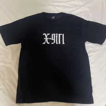 X-girl 반팔 빅 티셔츠