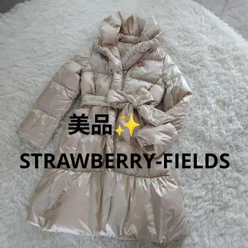 STRAWBERRY-FIELDS 충전솜 다운 롱 자켓