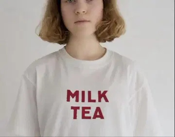 M AND T PRODUCT R&D.M.Co-티셔츠 MILK TEA