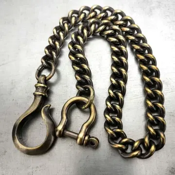 놋쇠 훈연 마루키헤이 12mm 지갑 체인 빈티지 브라스 마루 후크