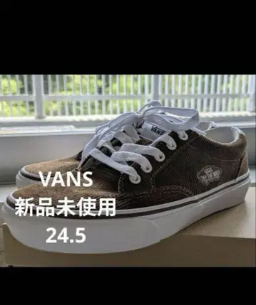 VANS 새상품 미사용 제츠 아이콘 브라운 코듀로이 스니커즈