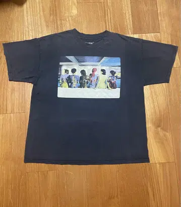 00s 레어 Pink Floyd 티셔츠 밴딩 티셔츠 구제 의류