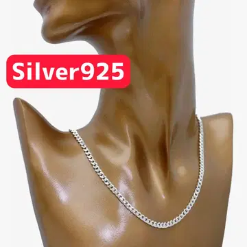 이탈리아제 실버 925 순은 키헤이 목걸이 6면 목걸이