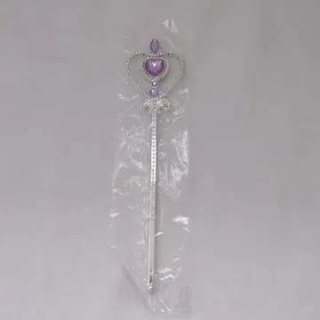 미사용 새상품 미개봉 하트형 보라색 장식 스틱 귀여운