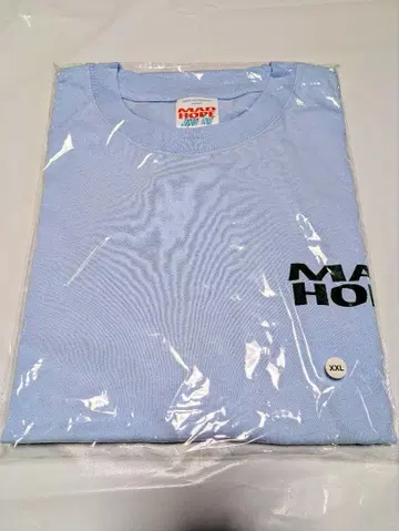 호시노 겐 MAD HOPE 투어 티셔츠 2XL 사이즈 아오 파랑