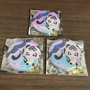 Kimi Puri 나나이로 레인 드롭 캔뱃지 멜로론 3개 세트