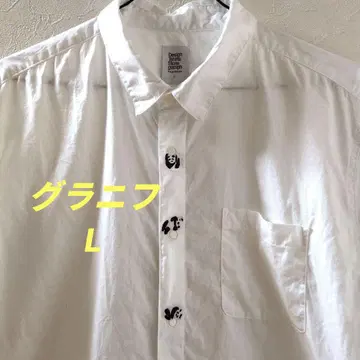 그라니프 팬더 반팔 버튼 셔츠 L