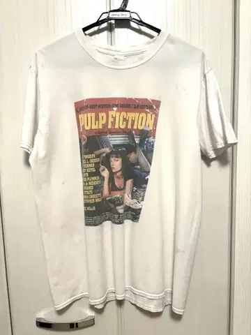 레어 PULPFICTION 티셔츠 펄프 픽션 XL 사이즈