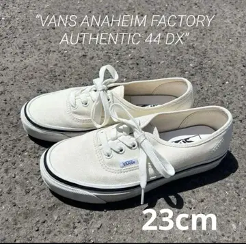 VANS 오센틱 44DX 애너하임 화이트 23cm