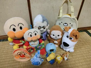 호빵맨 봉제 인형 세트