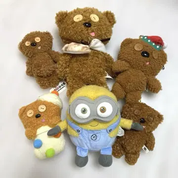 USJ 미니언 팀 봉제 인형 마스코트 세트