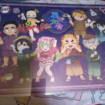 귀멸의 칼날 ufotable cafe 런치 매트 2장 세트 불꽃축제