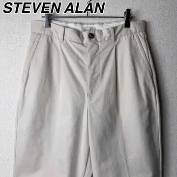 STEVEN ALAN 턱 치노 팬츠 스티븐 앨런 트라우저
