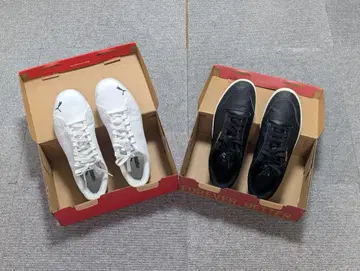 Puma 스니커즈 화이트 블랙 30.0cm 2켤레 세트
