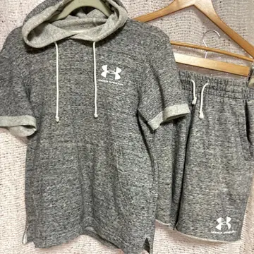 Under Armour 룸웨어 세트 그레이 후드 부착