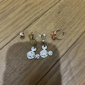 미키 귀걸이 귀걸이 이어 커프