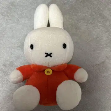 미피 봉제 인형 오렌지 셔츠
