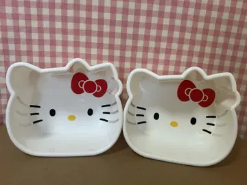 산리오 키티 목욕탕 통 세면기 2개 세트