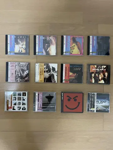 Bon Jovi 본 조비 CD 12장 세트 일본판 오비 포함