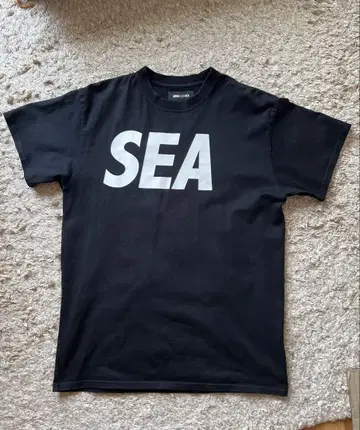 SEA WIND AND 블랙 티셔츠