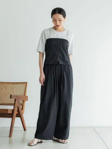 crewre 나일론 멀티 웨이 셋업 블랙 사이즈 3