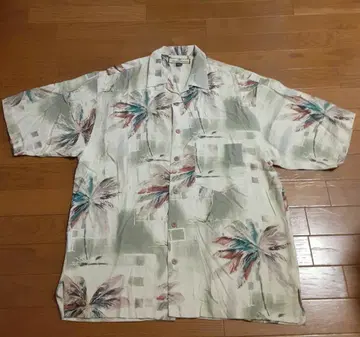 Tommy Bahama 타미힐피거 실크 100% 알로하 셔츠