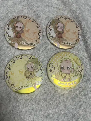 HAZUKI MOMOKO 캔뱃지 4개 세트 오자마녀 도레미 인증 시험